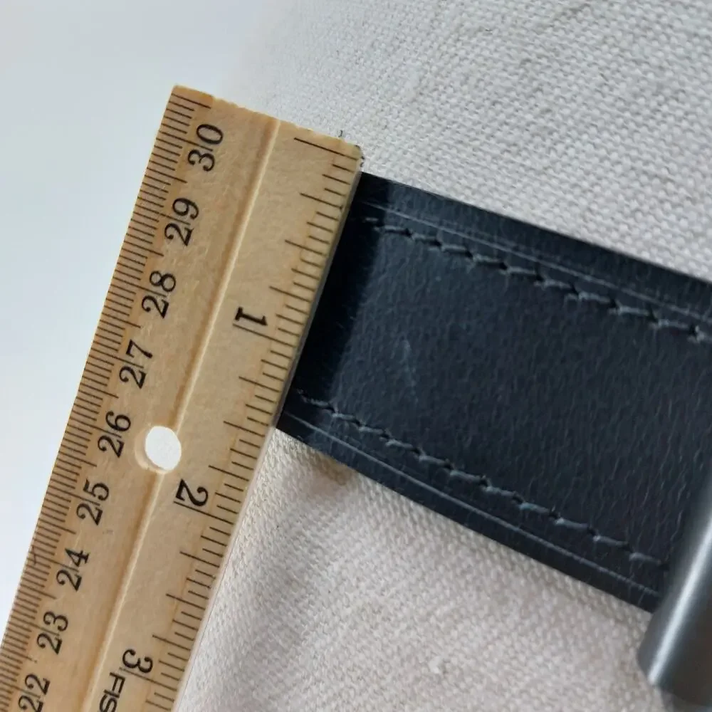 Dickies Black Men's Leather Belt Size 36 Workwear Streetwear